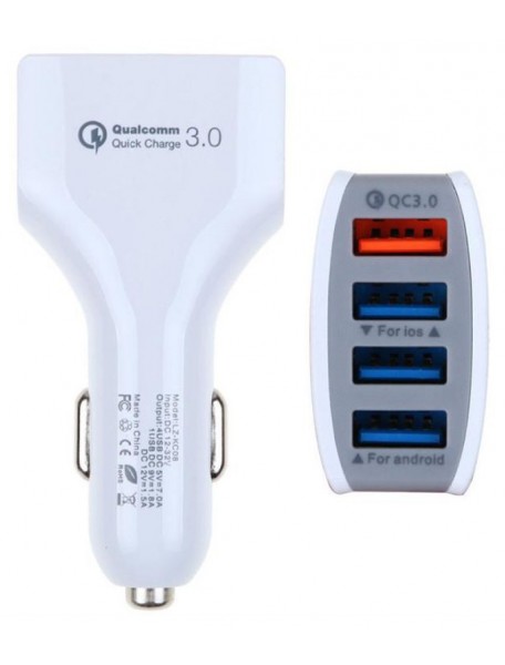 Car Mobile Charger - White Car Mobile Charger - White