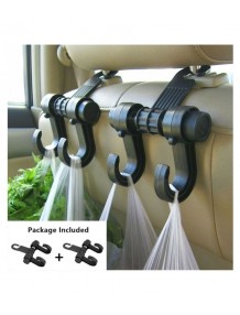 Hook Type Holder for Headrest Black Hook Type Holder for Headrest Black